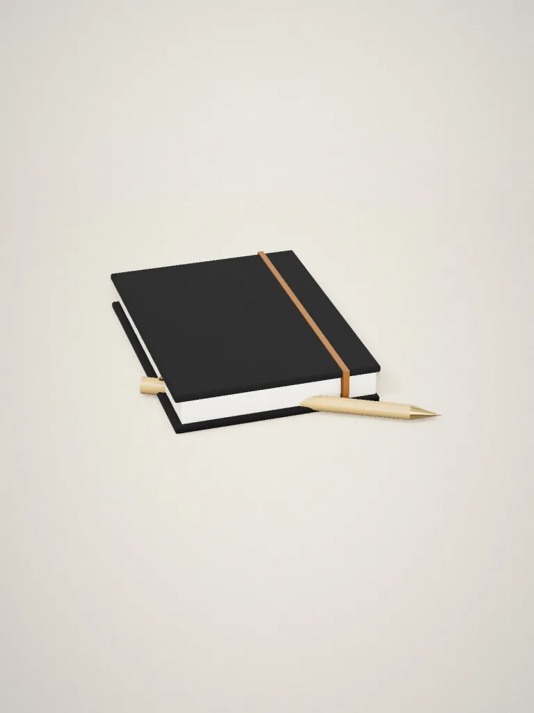 Linen Notebook, Ink — ছবি 1 / 1
