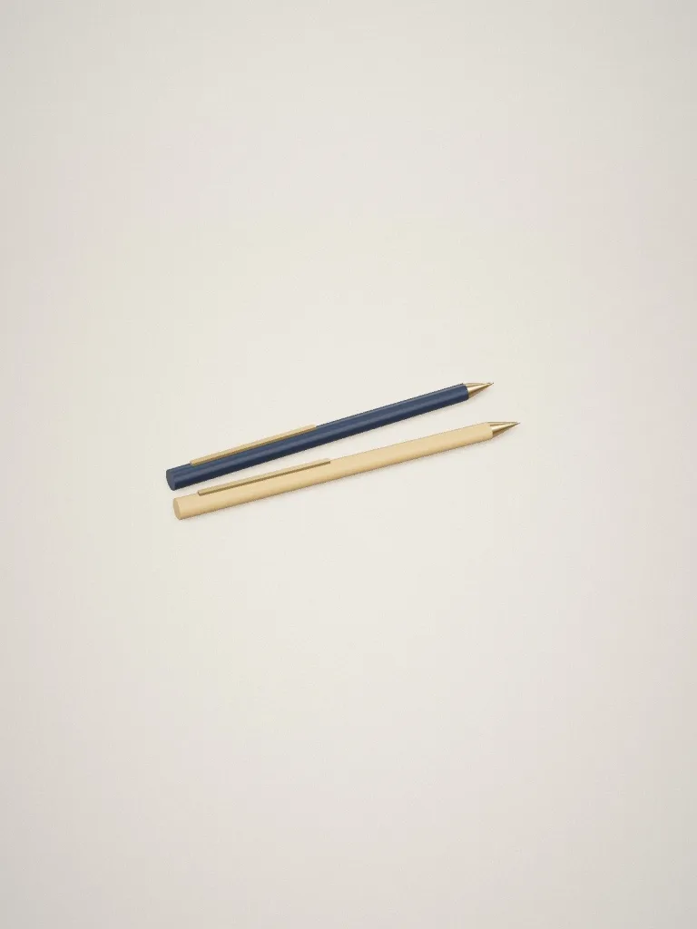 Brass & Ink Pen Set